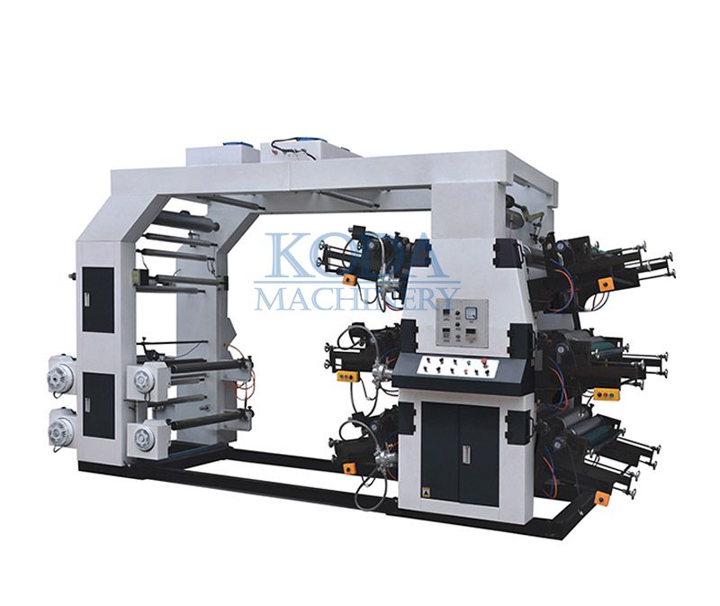 KDF Six Color Flexographic Printing Machine